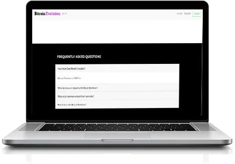 Bitcoin Evolution - Login Process